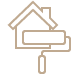 Graphic of a Home Remodel Symbol