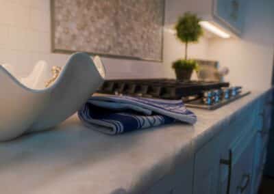 Custom Built countertops and range