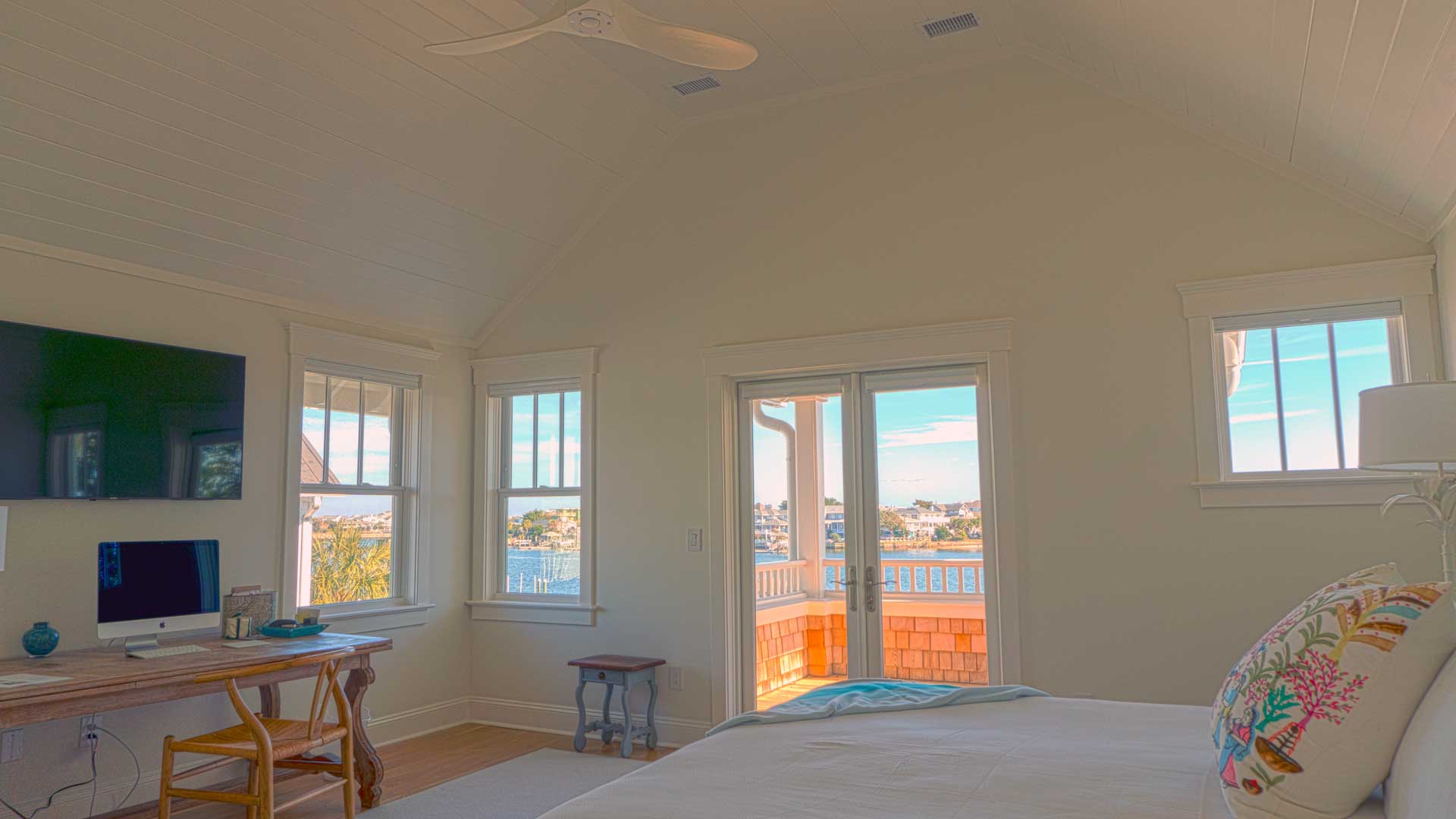 Photo of Master Bedroom of Wrightsville Beach Remodel Banks Channel