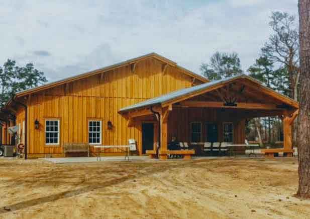 Photo of a Custom Built Hunting Lodge by Lanphear Builders