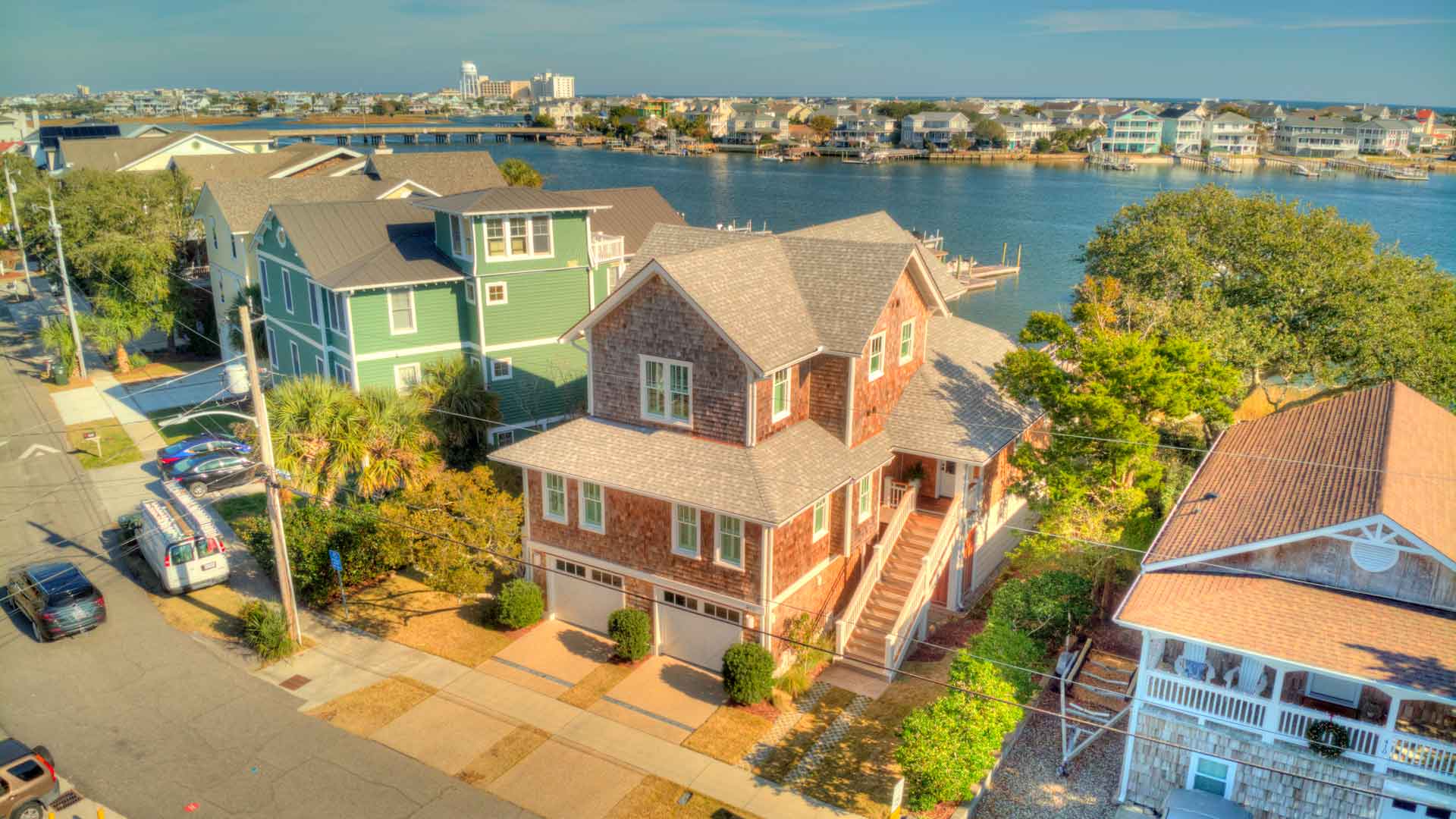 Photo of New Home built on Banks Channel in Wrightsville Beach
