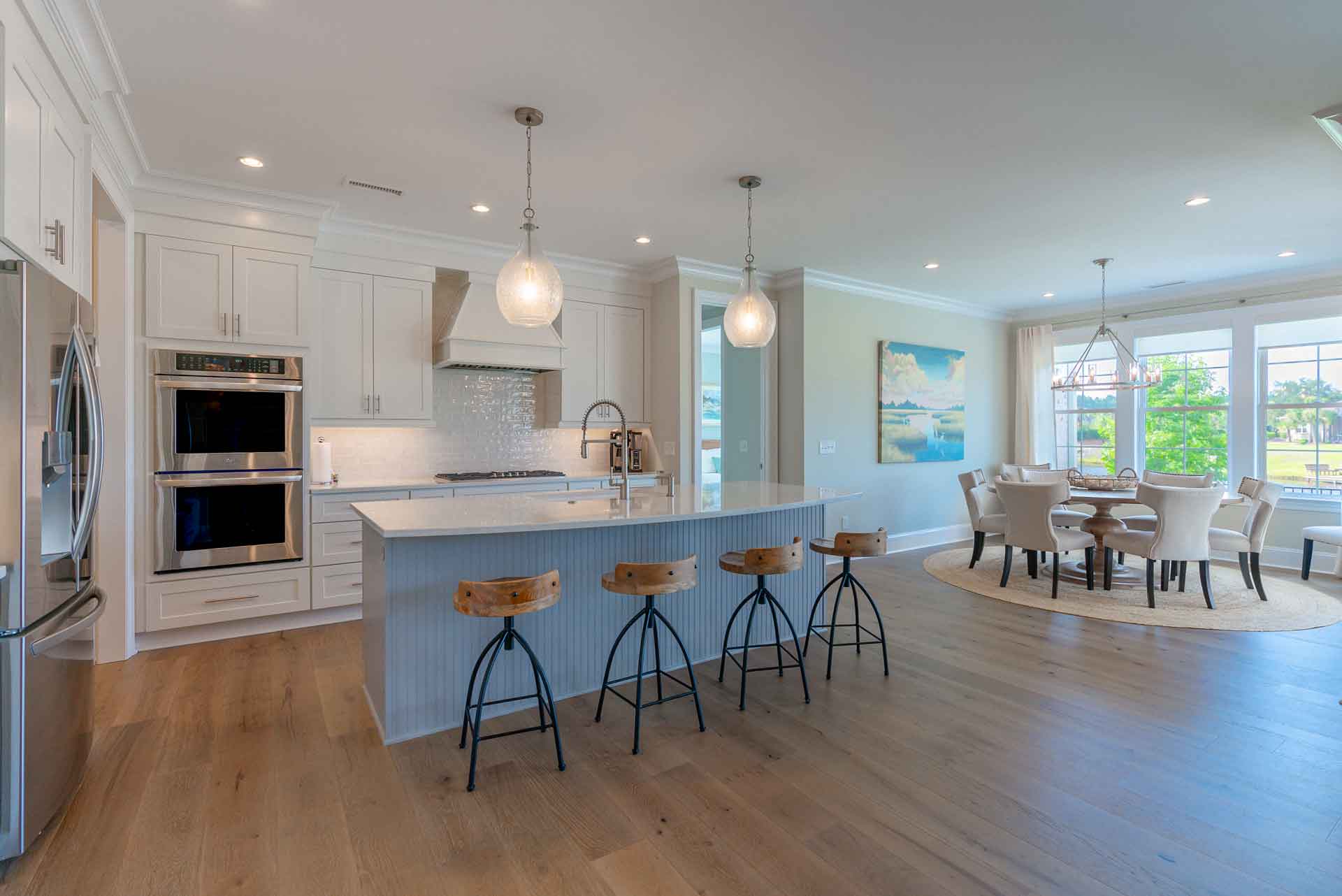 Photo of new home build in Waterford, NC of a kitchen