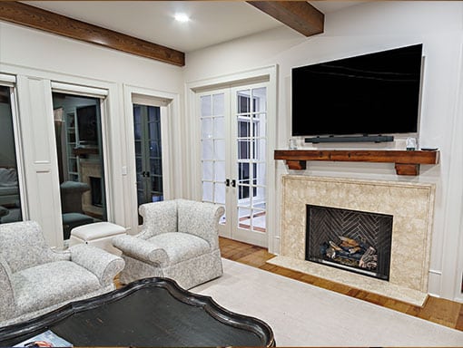 Fireplace After Remodel