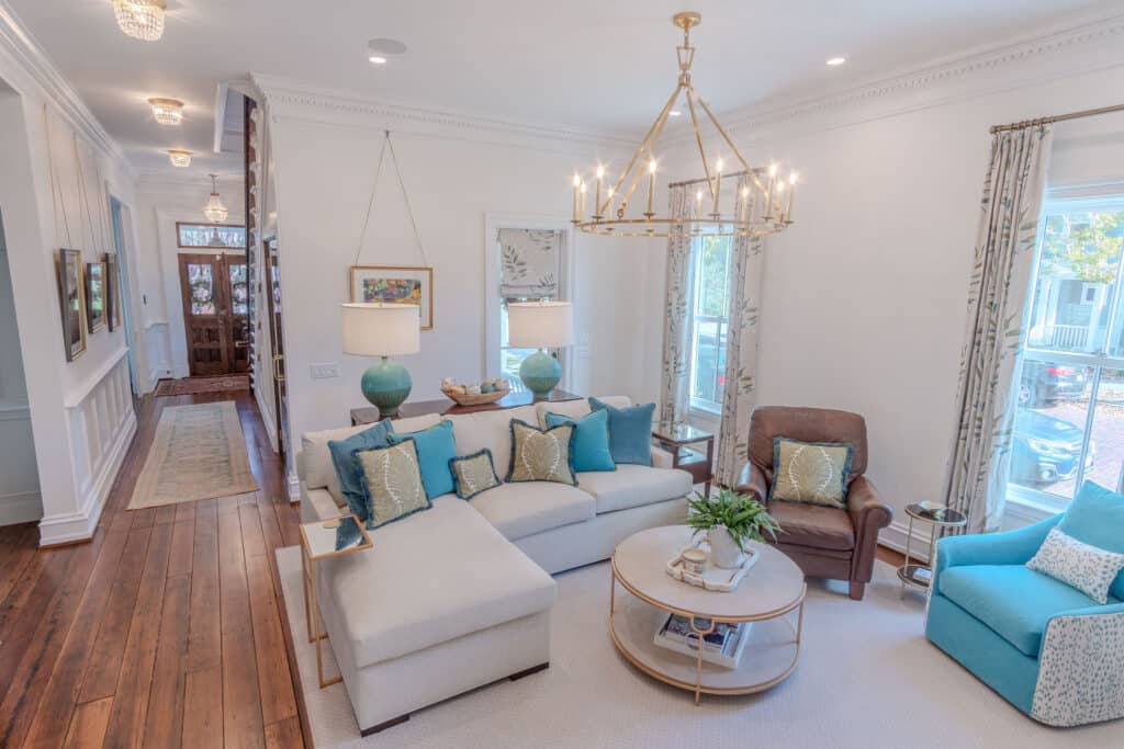 Photo of Open Floor Plan Living Room Area